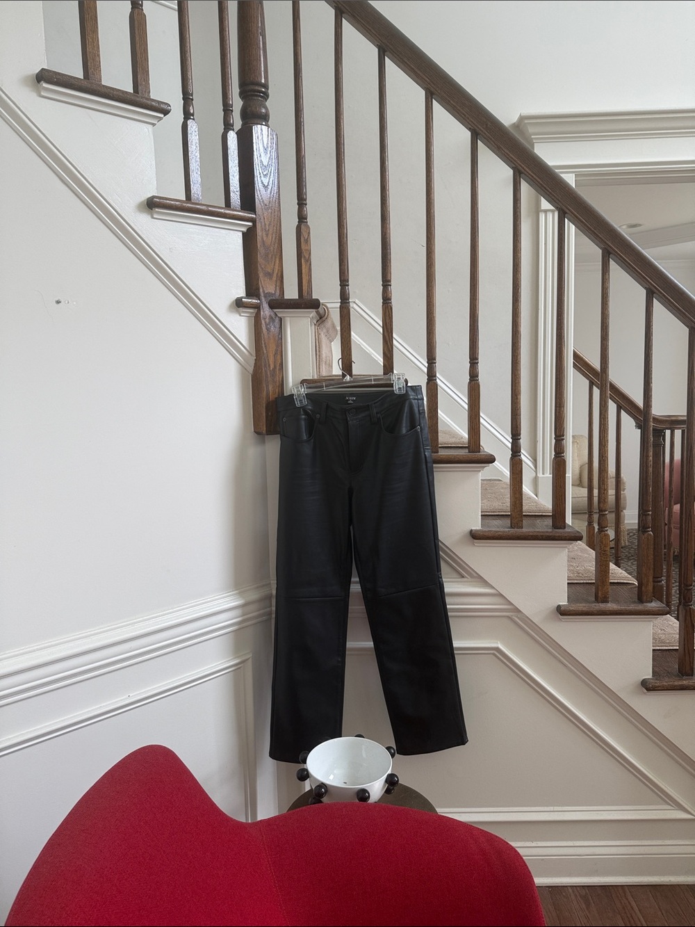 Women’s j crew size 29 faux leather pants the best ones
